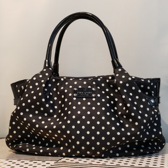 Kate Spade polk-a-dot large purse - Picture 2 of 8